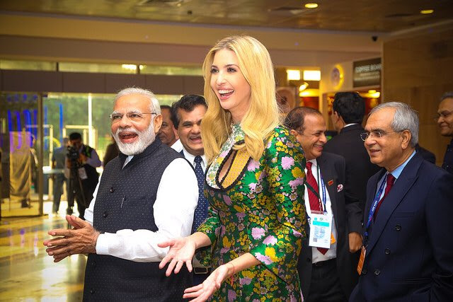 PM Modi and Ivanka Trump at GES Hyderabad 2017